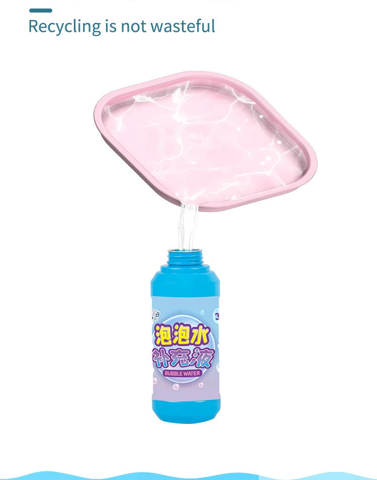 69/64 Holes Gatling Bubble Gun with Light