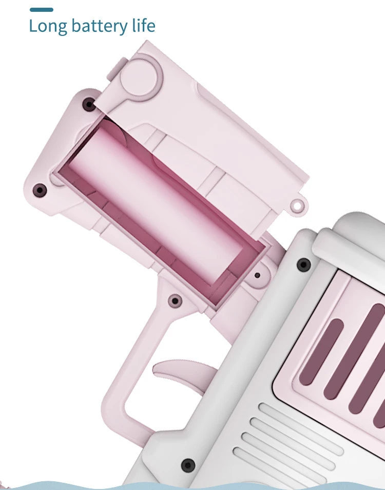 69/64 Holes Gatling Bubble Gun with Light