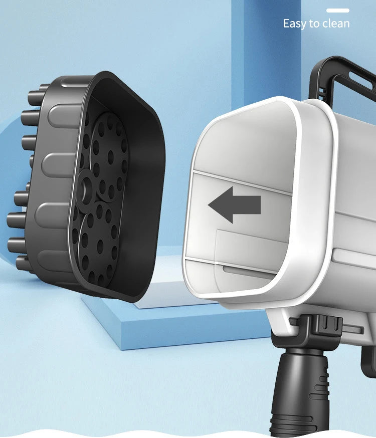 69/64 Holes Gatling Bubble Gun with Light