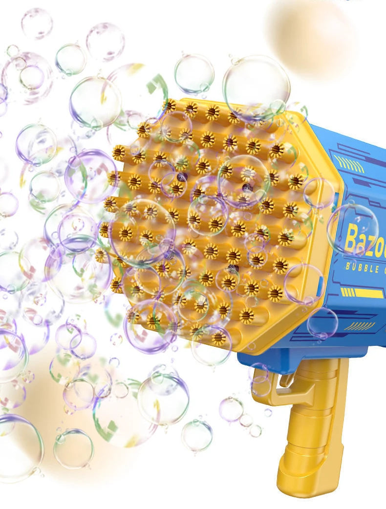69/64 Holes Gatling Bubble Gun with Light