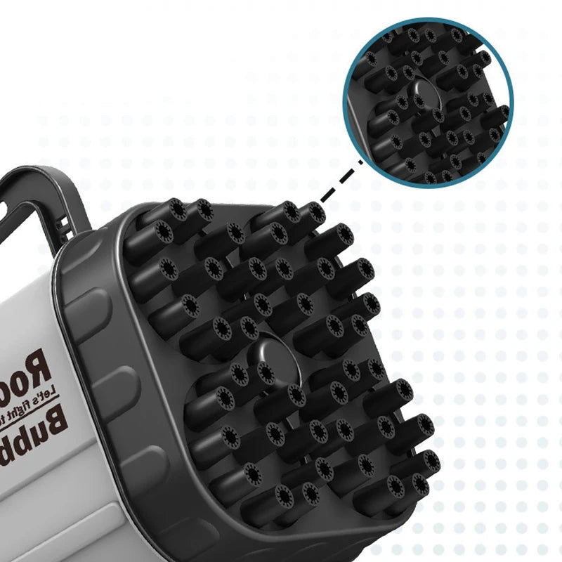 69/64 Holes Gatling Bubble Gun with Light