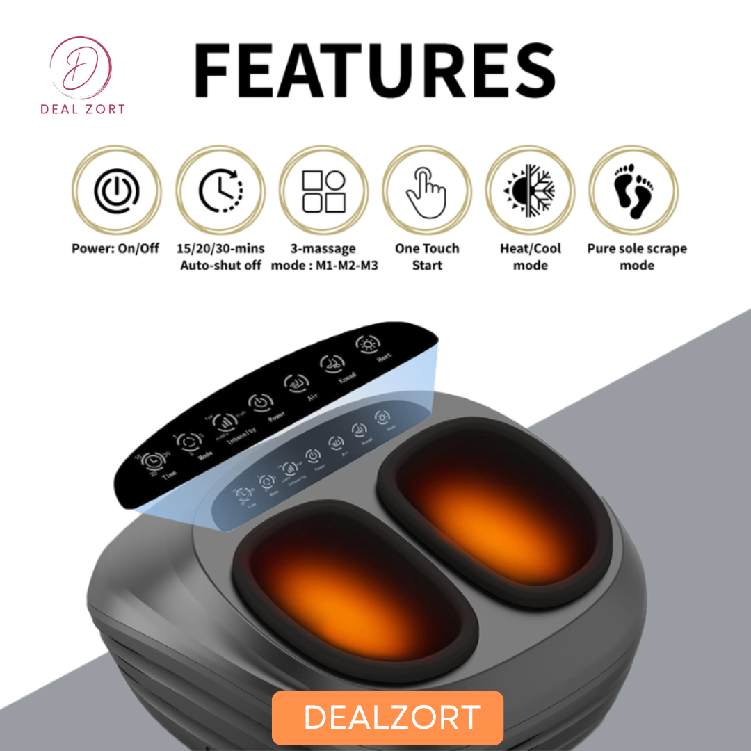 LuxTouch Elite™ The Ultimate Heated Therapy Foot Massager
