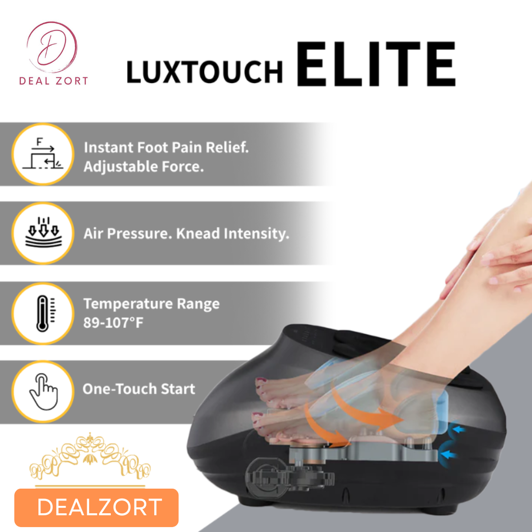 LuxTouch Elite™ The Ultimate Heated Therapy Foot Massager